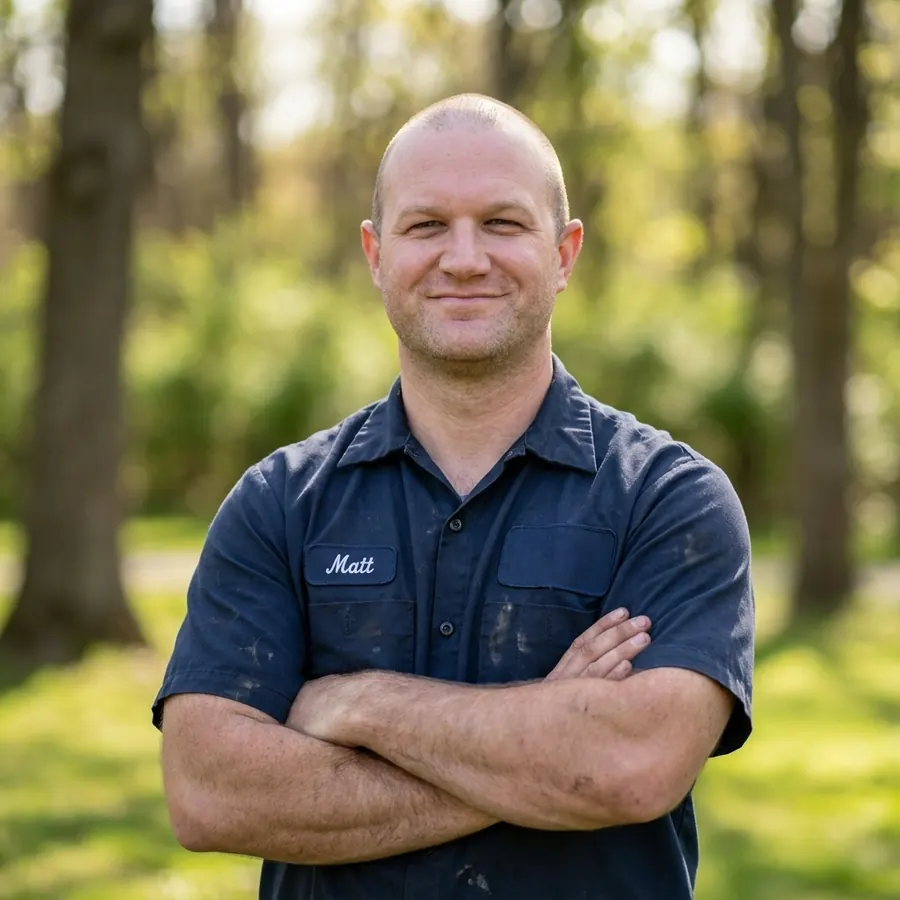 Matt — owner and operator of Peterson Small Engine Repair